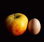 Apfel und Ei